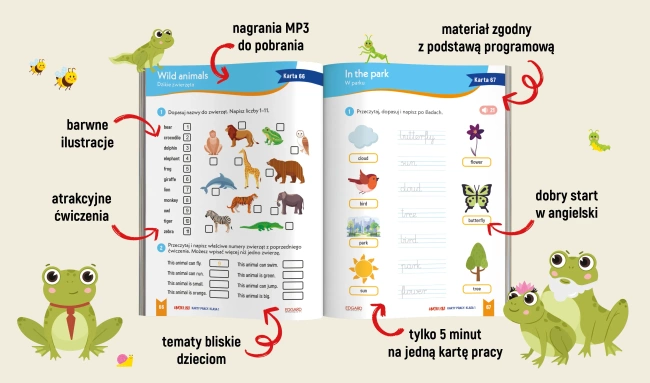 Angielski. Klasa 1. Karty pracy