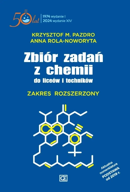 Zbiór zadań z chemii do liceów i techników Zakres rozszerzony twarda oprawa ZXT