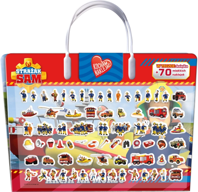 Akcja na morzu. Kocham naklejać. Strażak Sam