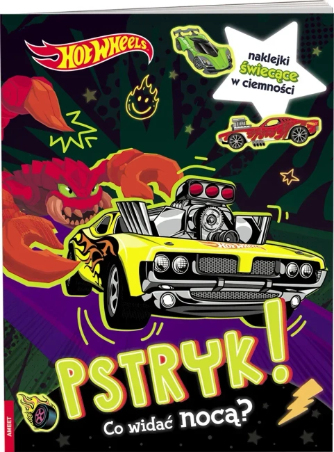 Mattel Hot Wheels.  Pstryk! Co Widać Nocą?