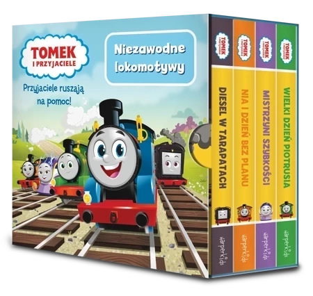 Pakiet Tomek i przyjaciele. Niezawodne lokomotywy. Moja pierwsza biblioteczka