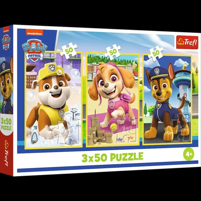 Puzzle 3x50 Nasze pieski Viacom PAW Patrol 34878