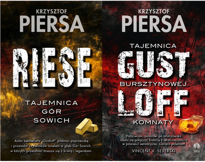 Zestaw 2w1 Riese. Tajemnica Gór Sowich + Gustloff.Tajemnica bursztynowej komnaty
