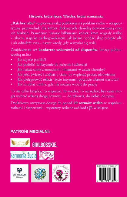RAK BEZ TABU. Porady ekspertów i historie kobiet, które stawiły czoła rakowi