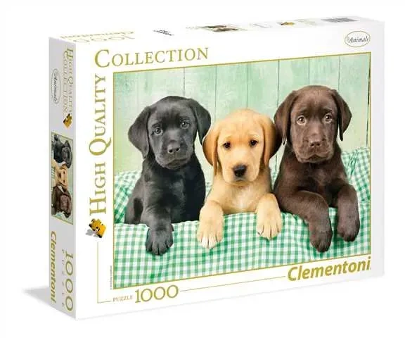 Puzzle 1000 HQ I tre Labrador