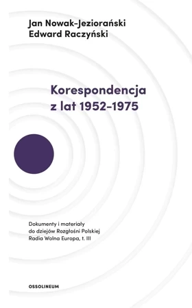 Korespondencja z lat 1952–1975 dokumenty i materiały do dziejów rozgłośni polskiej radia wolna Europa