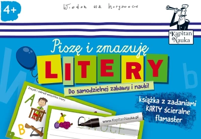 Kapitan Nauka Litery Piszę i zmazuję