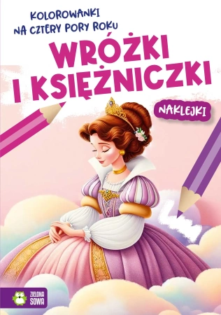 Kolorowanki na cztery pory roku. Wróżki i księżniczki