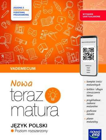 Teraz matura 2025/2026 Język polski Vademecum zakres rozszerzony