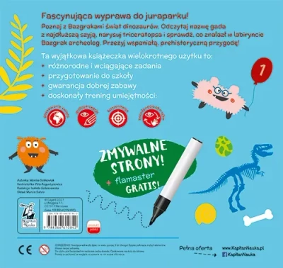 Bazgraki i dinozaury Pisze i zmazuję!