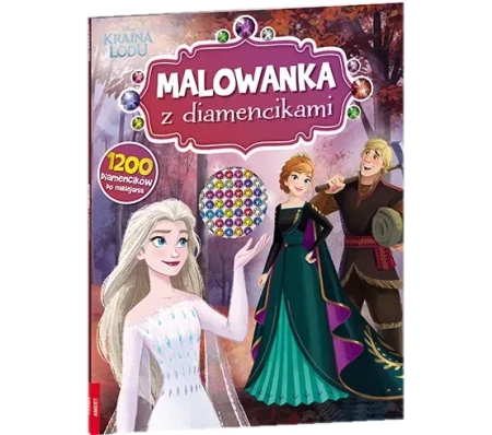 Disney Kraina Lodu Malowanka z diamencikami DKO-9102