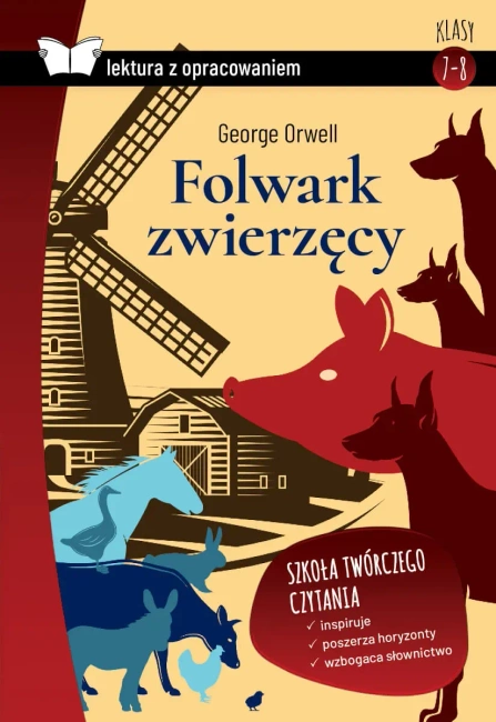 Folwark zwierzęcy. Lektura z opracowaniem (oprawa miękka)