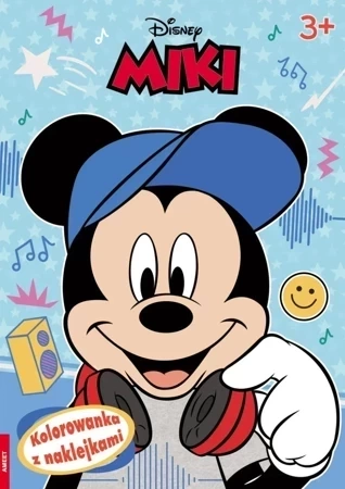 Miki. Kolorowanka z naklejkami