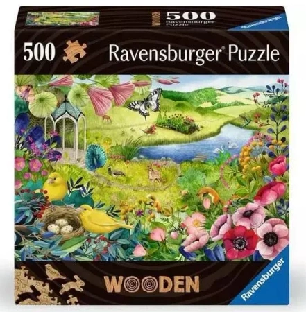 Puzzle drewniane 500 Dziki ogród