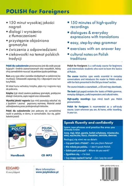 Polski dla cudzoziemców. Audio Kurs (CD MP3 + pliki MP3 do pobrania) wyd. 4