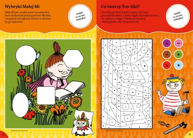 Muminki. 100 naklejek