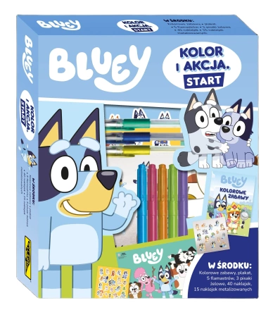 Bluey. Kolor i akcja. Start