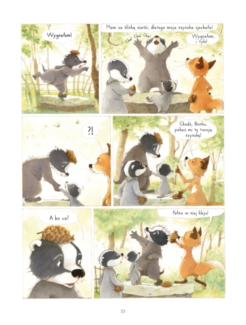 Drzewa. Rodzina Borsuków i Lisów przedstawia. Tom 2