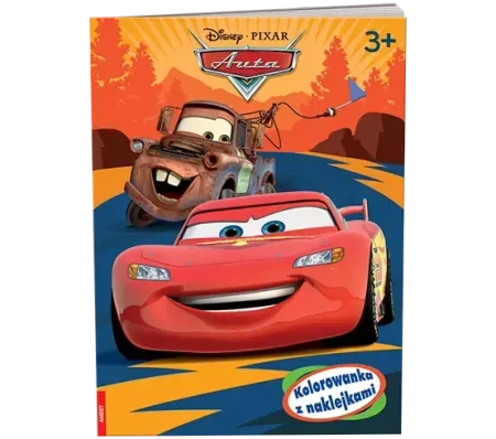 Auta. Kolorowanka z Naklejkami