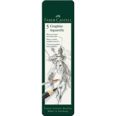 Ołówki Faber-Castell Graphite Aquarelle 5 sztuk