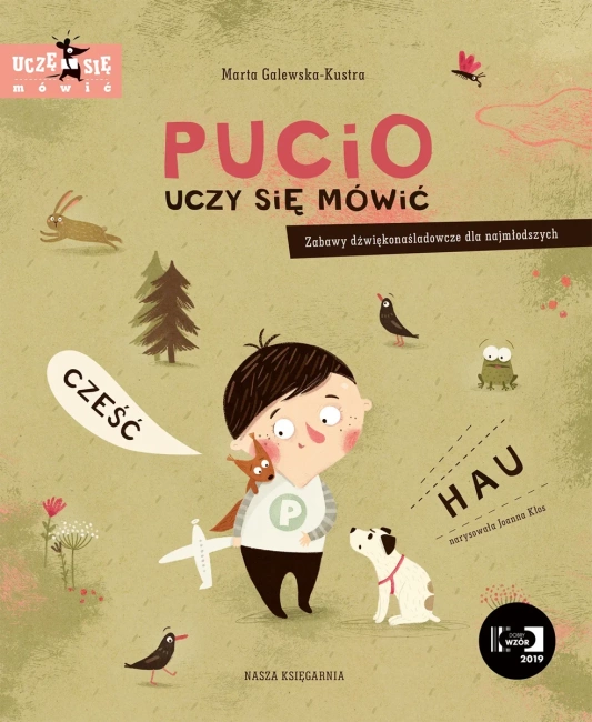 Pucio uczy się mówić. Zabawy dźwiękonaśladowcze dla najmłodszych