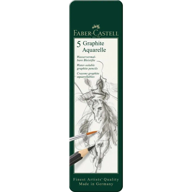Ołówki Faber-Castell Graphite Aquarelle 5 sztuk