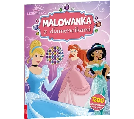 Disney Księżniczka Malowanka z diamencikami DKO-9104