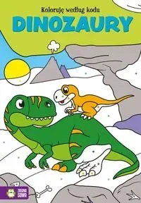 Koloruję według kodu Dinozaury