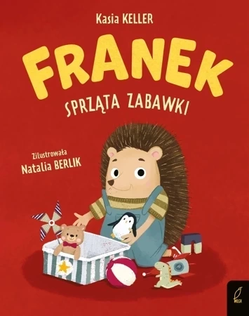 Franek sprząta zabawki. Jeżyk Franek