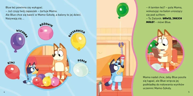 Mamo-szkoła. Bluey. Moja czytanka