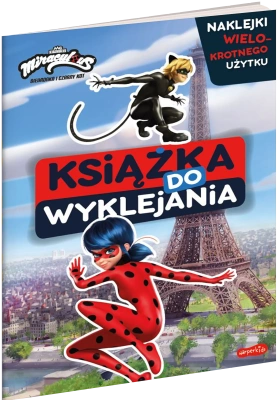 Miraculous Biedronka i Czarny Kot Książka do wyklejania