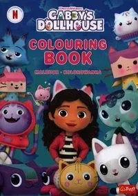 Koci domek Gabi. Kolorowanka. Malbuch. Colouring book. Gabby's Dollhouse