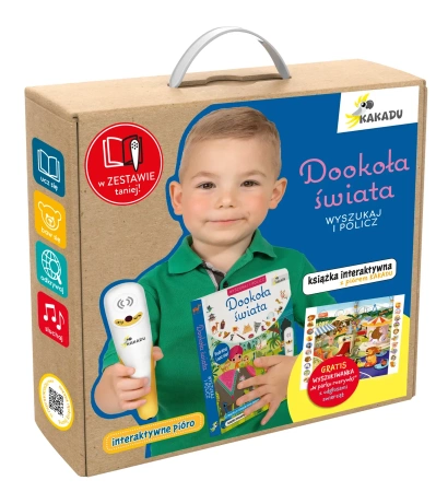 Mówiąca książka interaktywna „Dookoła świata. Wyszukaj i policz”