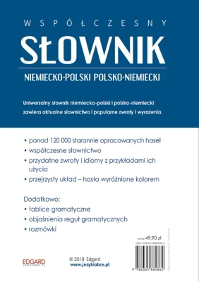 Współczesny słownik niemiecko-polski polsko-niemiecki