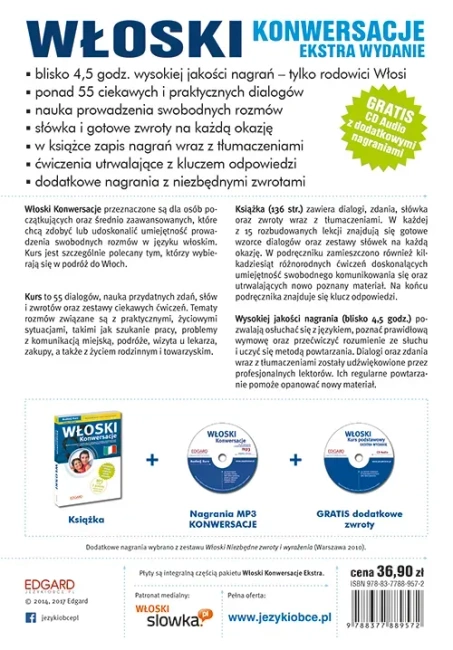 Włoski. Konwersacje Ekstra. Poziom A1-B1 + CD
