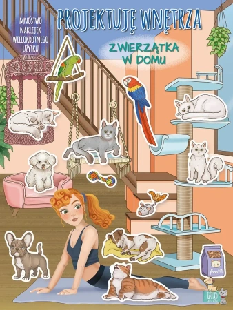 Projektuję wnętrza z naklejkami. Zwierzątka w domu