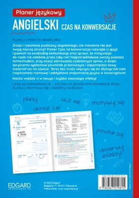 Planer językowy. Angielski. Czas na konwersacje Wyd. 1