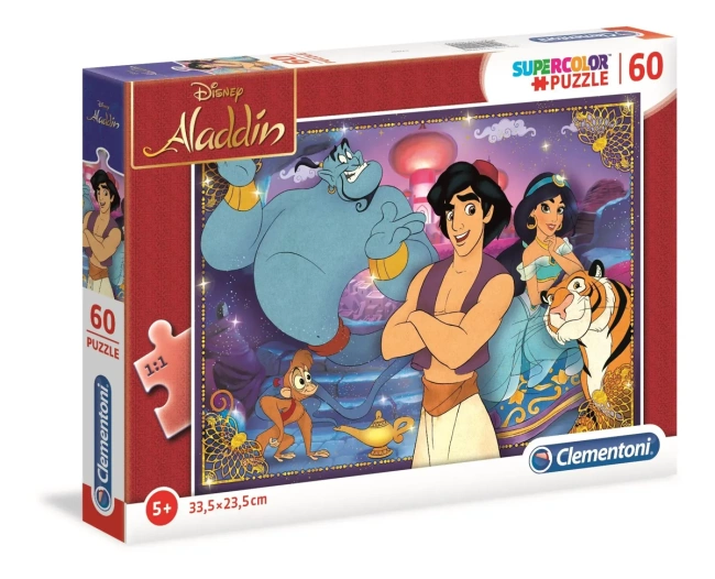 Puzzle 60 super kolor Aladyn 26053