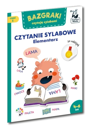 Bazgraki czytają sylabami. Czytanie sylabowe. Elementarz