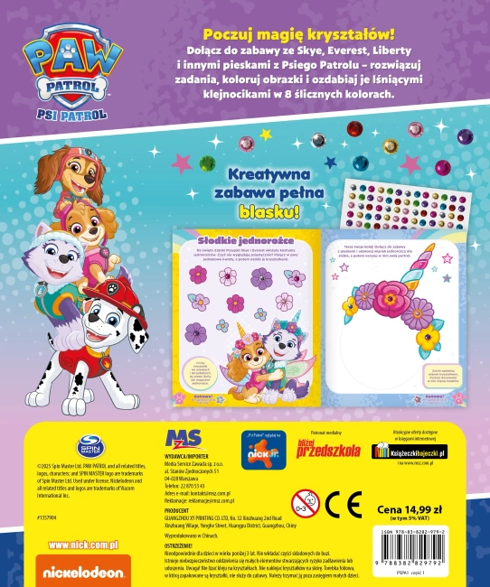 Moc kryształów! Psi Patrol. Czas na blask!