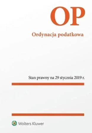 Ordynacja podatkowa w.25 St.pr.29.01.2019