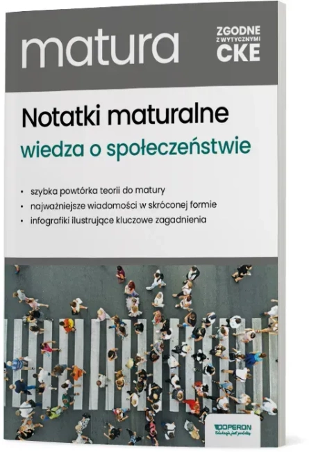 Matura 2026 Wiedza o społeczeństwie Teoria do matury Zakres rozszerzony Vademecum