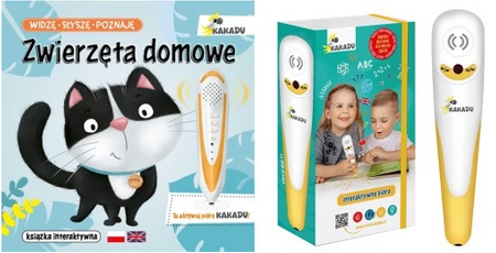 Zestaw 2w1 Zwierzęta domowe + Pióro KAKADU