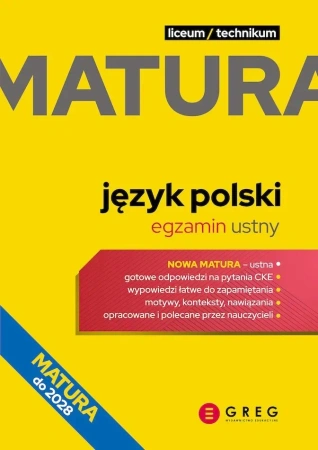 Matura - język polski - egzamin ustny - repetytorium maturalne - 2026