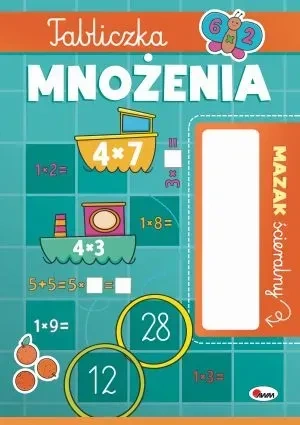 Tabliczka mnożenia. Mazak ścieralny