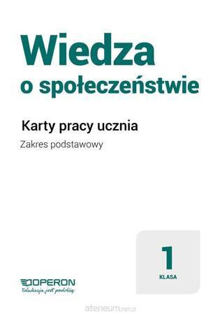Wiedza o społeczeństwie karty pracy ucznia 1 liceum i technikum zakres podstawowy
