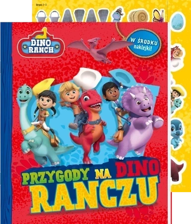 Przygody na Dino ranczo. Dino Ranch. Activity z naklejkami