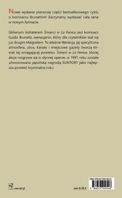 Śmierć w La Fenice. Komisarz Brunetti. Tom 1