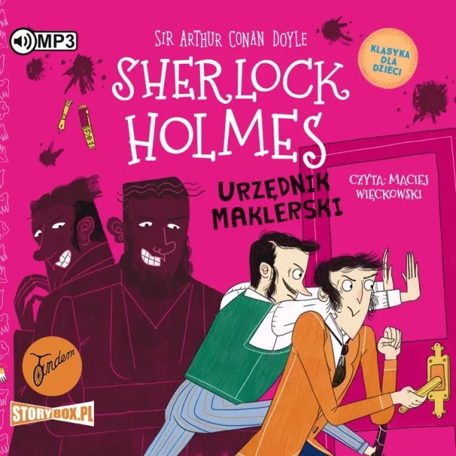 CD MP3 Urzędnik maklerski. Klasyka dla dzieci. Sherlock Holmes. Tom 19