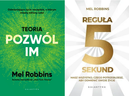 Zestaw 2w1 Teoria „pozwól im” + Reguła 5 sekund. Masz wszystko czego potrzebujesz, aby odmienić swoje życie